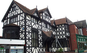 Tudor building in Bromsgrove