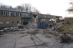 Ambulance workshop demolition